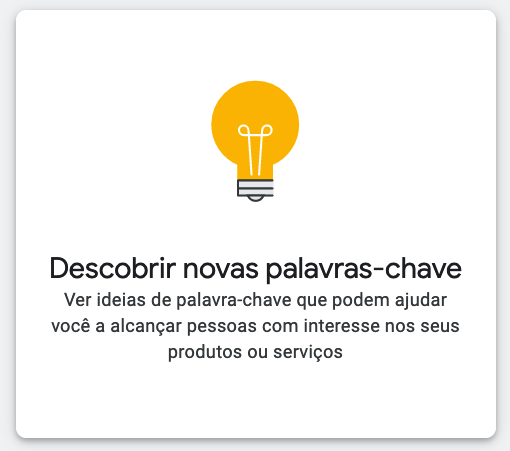 Planejando palavras-chave de modo estratégico.